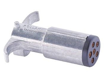 6-Way Plug Die-Cast Metal