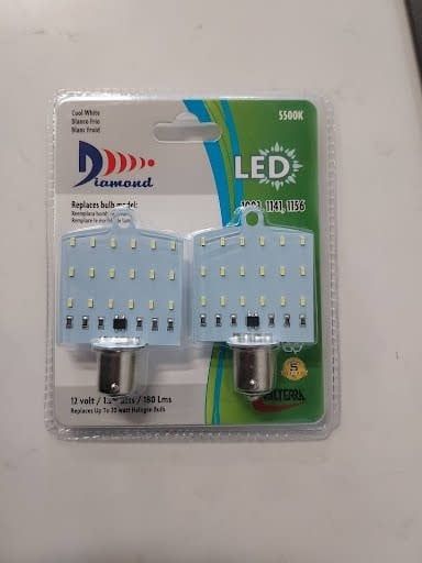 Led Flat(1141,1156)165L,5500K,2pk,Cool White