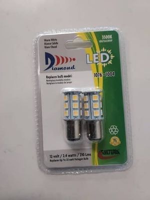 2 PK 1076 LED Bulb Warm White
