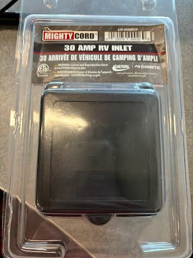 30 AMP Inlet -  Bblack