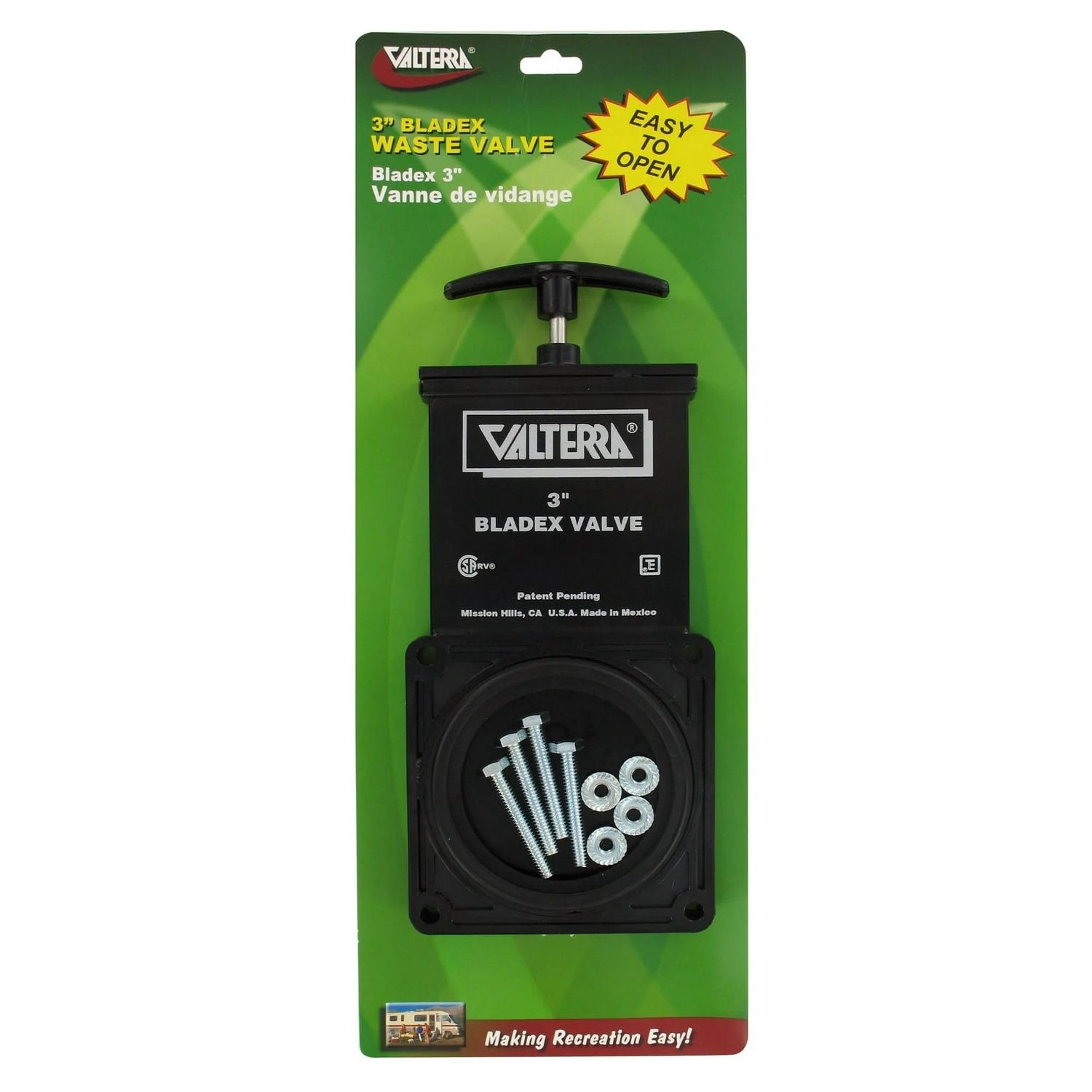 Bladex Waste Valve Body, 3&quot;, Carded