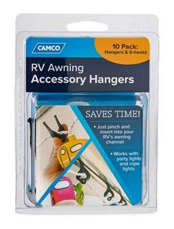 RV Awning Accessory Hangers, 10 Pack