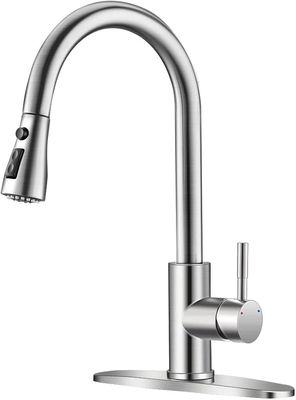 Airbus Kitchen Faucet s/Sprayer - Nickel