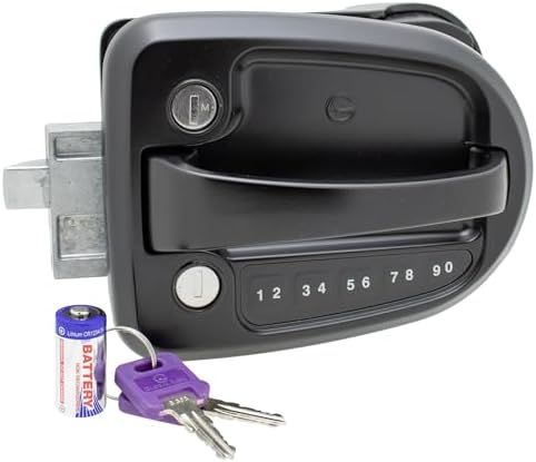 Global Ultra E Pro- Electric Lock (Left Handed)- Black