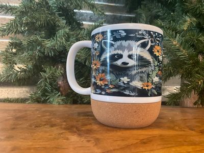 11 oz Coffee Mug with Cork Bottom and Lid
