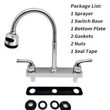 RV Kitchen Faucet  Xfire Gear w/ Flexible ARC 360