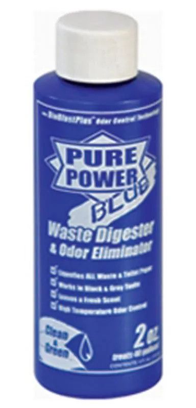 Pure Power Blue RV Toilet Chemical, 4 oz Bottle