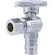 1/2 PEX" x 3/8" Compression Angle Stop