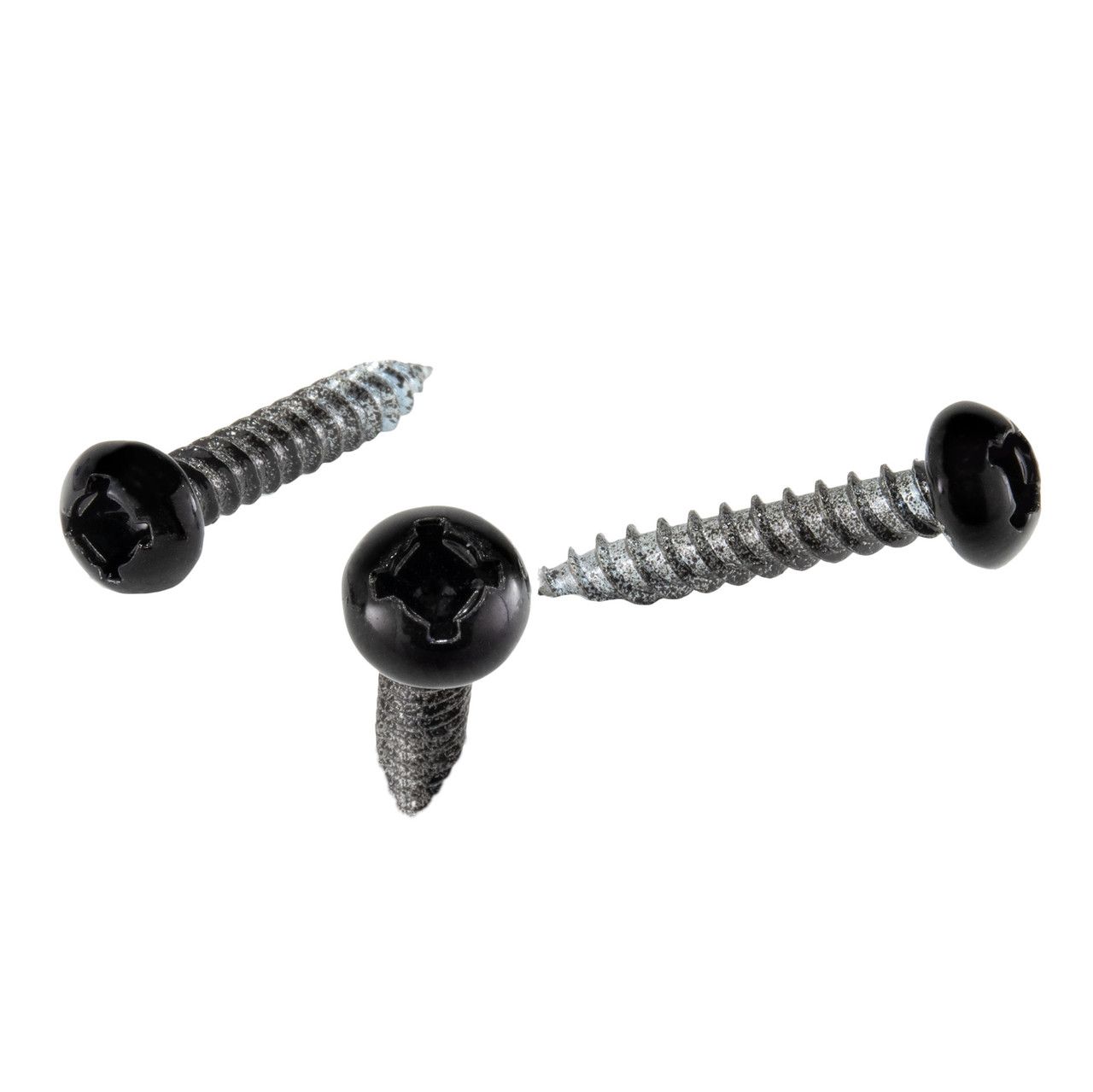 Pan head sq recess 8 x 1-1/4 50ctn-black