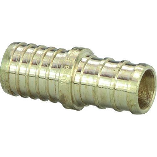 1/2" Poly x PEX Coupling Brass