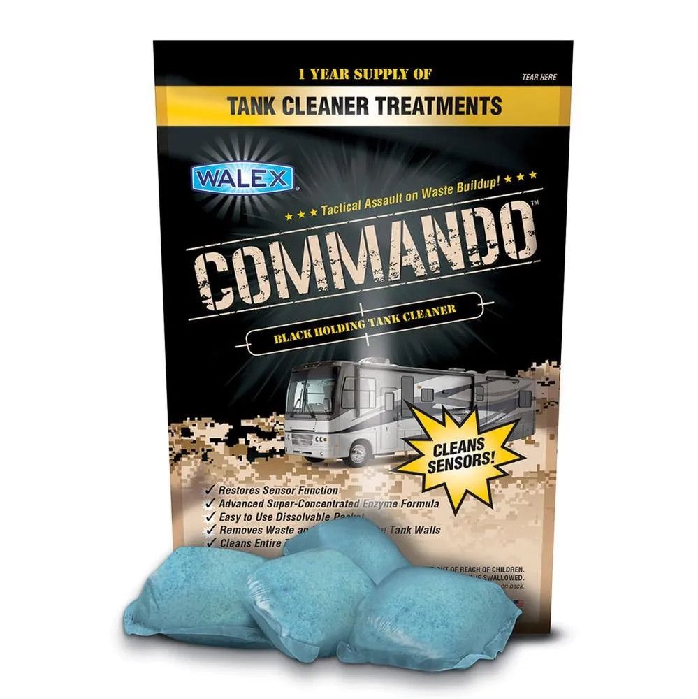 Commando Black Tank &amp; Sensor Cleaner RV Toilet Chemical