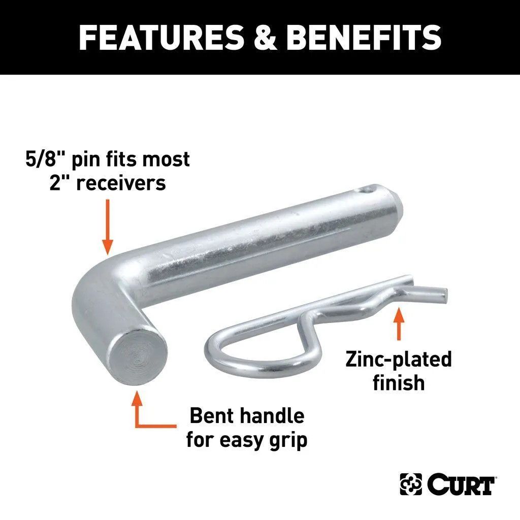 5/8IN Hitch Pin with Clip