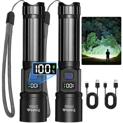 Rechargeable Flashlight 2 pk