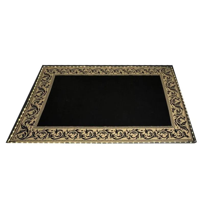 Classical Mat with Lights, Black/Beige