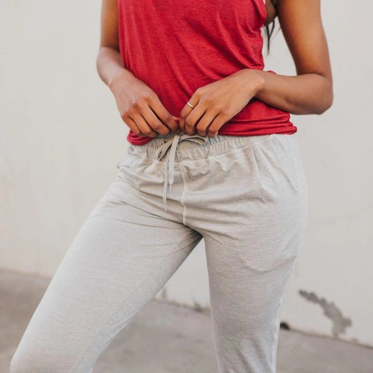 Weekend Joggers, Color: Heathered Gray, Size: Small