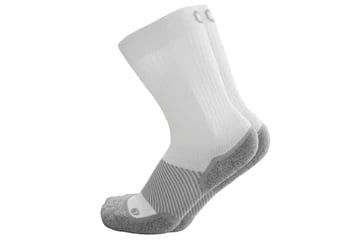 WP4™+ WIDE WELLNESS PERFORMANCE SOCKS CREW, Color: White, Size: Medium