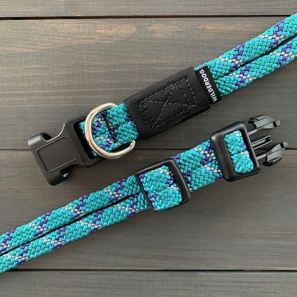 Reflective Rope Dog Collar, Color: Islander-Reflective, Size: Small