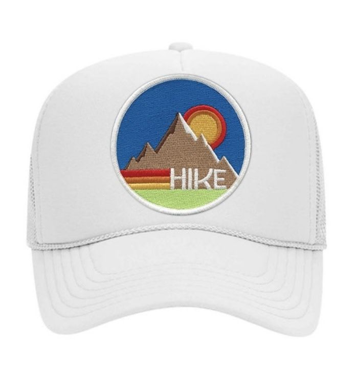HIKE trucker hat (white)