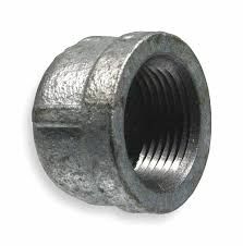 GALVANIZED CAP, Size: 1/4&quot;