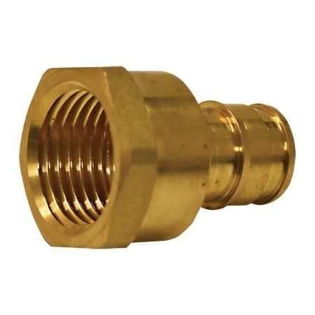 PEX FEMALE ADAPTER PEX X FIP BRASS