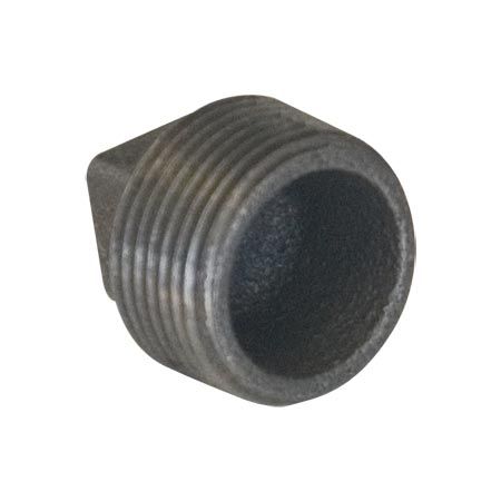 BLACK MALLEABLE PLUG, Size: 3/8&quot;