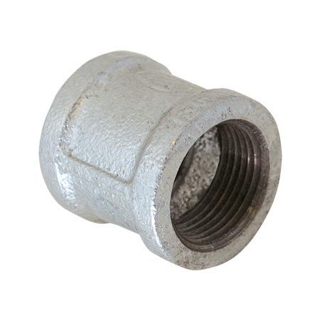 GALVANIZED COUPLING, Size: 3/8"