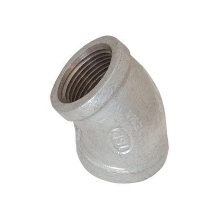 GALVANIZED 45 ELBOW, Size: 3/8"