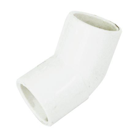 PVC SCH 40 PRESSURE-45 ELBOW SLIP X SLIP, Size: 1/2&quot;