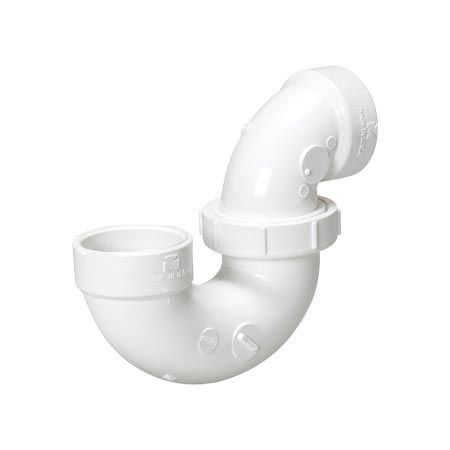 PVC/DWV P-TRAP W/ UNION, Size: 1 1/2 IN