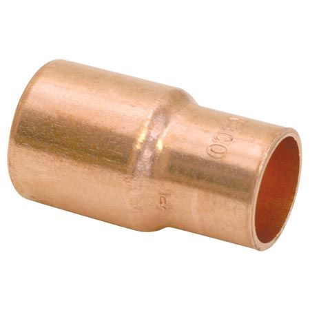COPPER REDUCER, Size: -3/4 IN X 1/2 IN