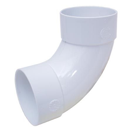 PVC/SDR LONG TURN 90 ELBOW, Size: 3&quot;