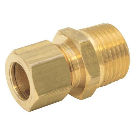 BRASS COMPRESSION X MALE UNION, Size: 1/2&quot; X 1/2&quot;