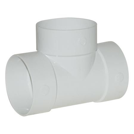 PVC/SDR SANITARY TEE, Size: 3&quot;
