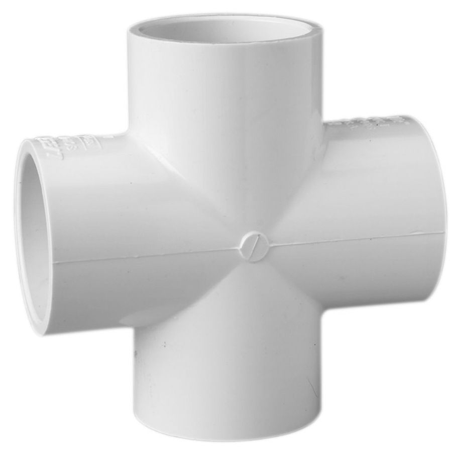 PVC SCH 40 CROSS, Size: 3/4 IN