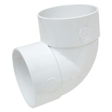 PVC/SDR 90 ELBOW, Size: 3&quot;
