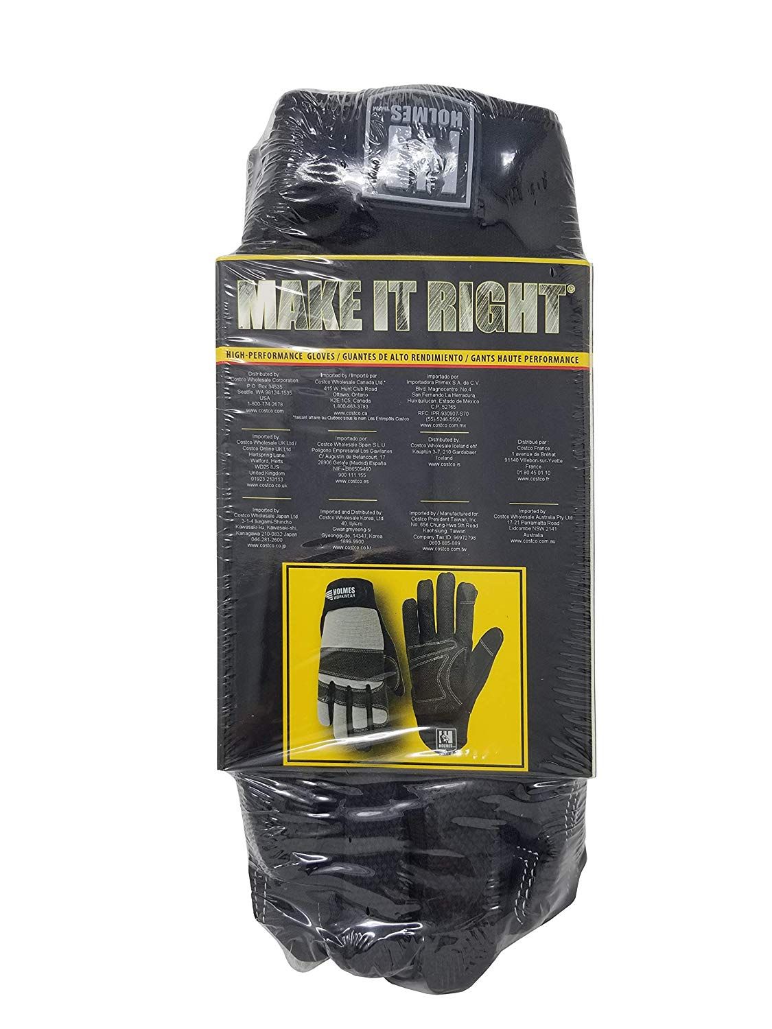 Holmes WorkWear High-Performance Work Gloves, Size: L