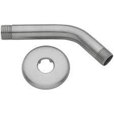 PLASTIC SHOWER ARM W/FLANGE