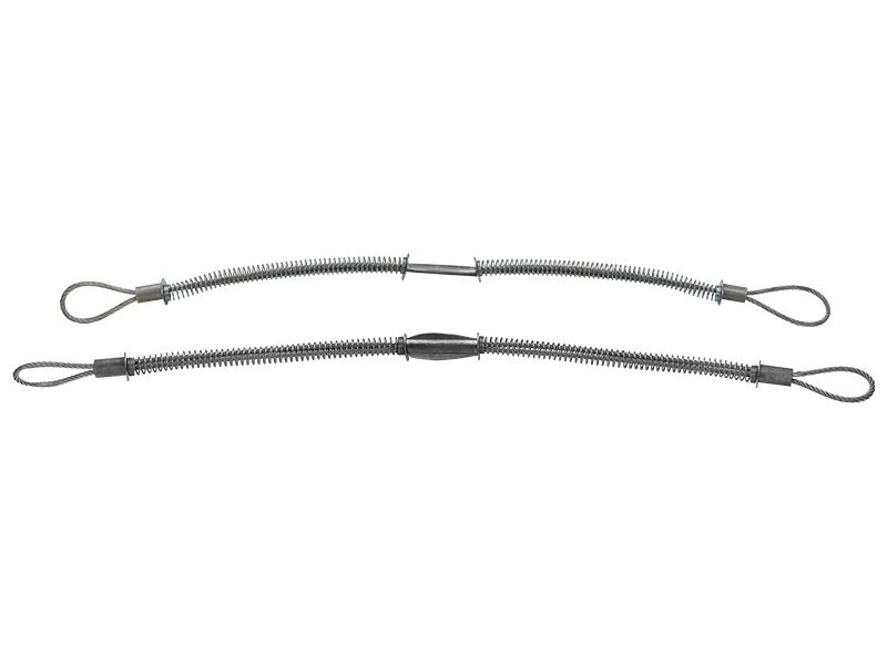  Plated Carbon Steel Hose to Hose Safety Cable, Size: 1/4&quot; x 38&quot; For 1 1/2&quot; To 3&quot; Hose