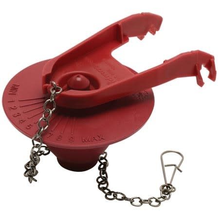FLUIDMASTER UNIVERSAL ADJUSTABLE FLAPPER W/MICROBAN