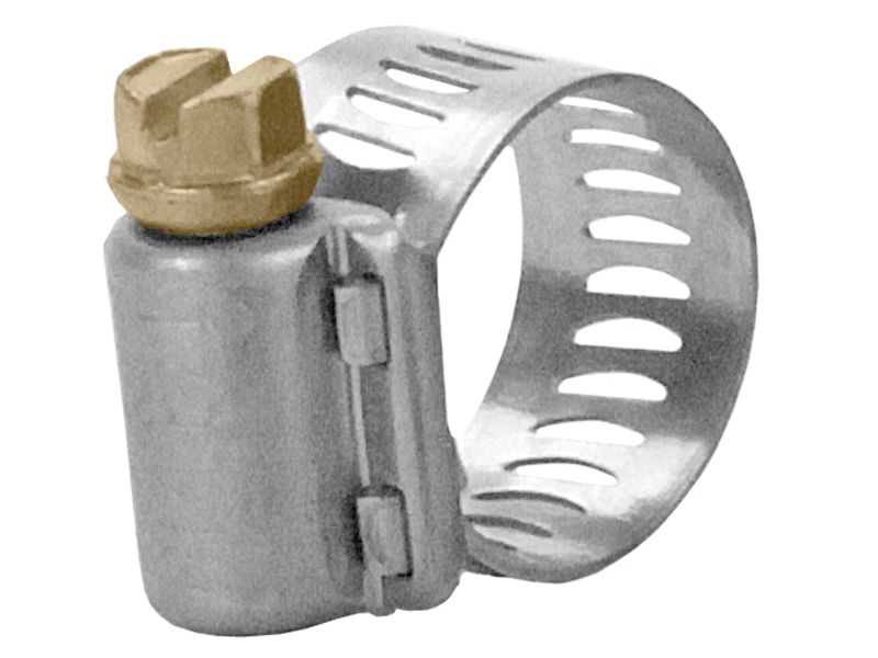  Aero-Seal Industrial Hose Clamp with Carbon Steel Screw, Size: 7 1/8 x 10