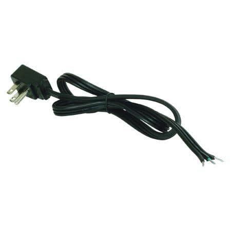 ANGLE PIGTAIL CORD 3FT 13AMP