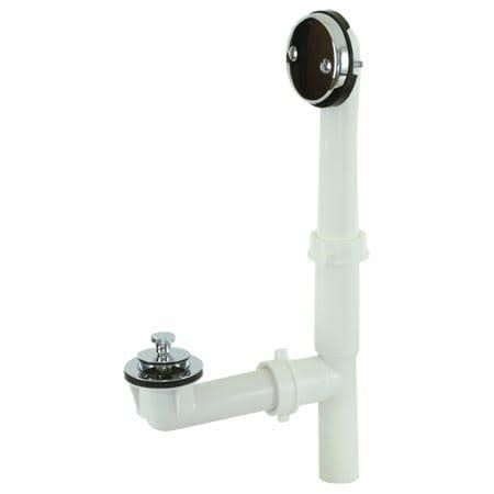 PLASTIC BATH WASTE/OVERFLOW ASSEMBLY 1 1/2