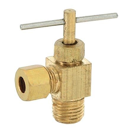 ANGLE NEEDLE VALVE 1/4 X 1/8