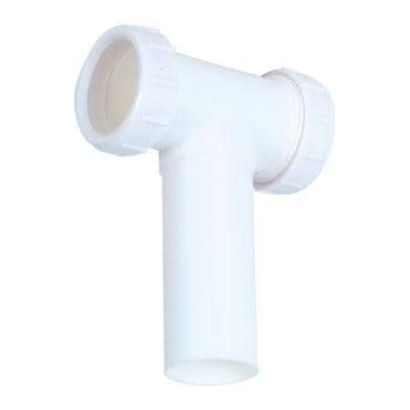 1 1/2 TEE &amp; TAILPIECE W/ BAFFLE CENTER OUTLET