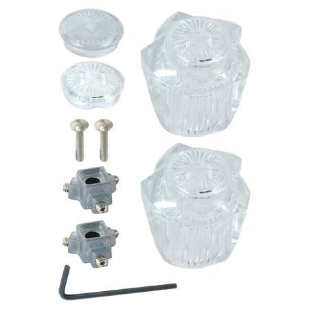 UNIVERSAL KITCHEN FAUCET REPLACEMENT HANDLES/PAIR