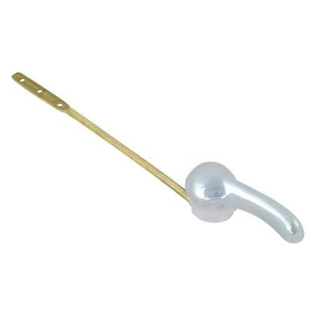 8-1/2″Brass Plated Arm W/ Chrome Handle, Plastic Nut Tank Lever