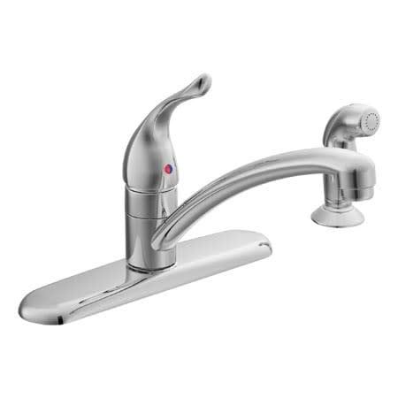 MOEN SINGLE HANDLE KITCHEN FAUCET W/SPRAYER