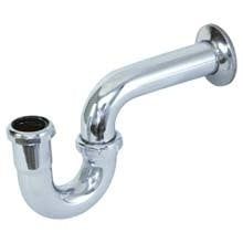 P TRAP W/FLANGE 1 1/2