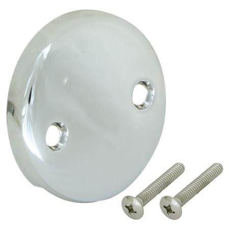 OVERFLOW FACE PLATE TWO HOLE