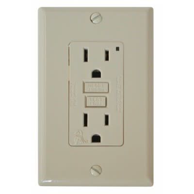 GFI RECEPTACLE W/LIGHT VGF15V